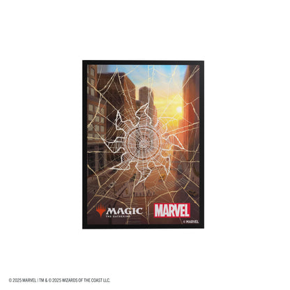 Gamegenic MTG Marvels Spider Man Premium Art Sleeves Spider Man Plains Gaming Accessory 3