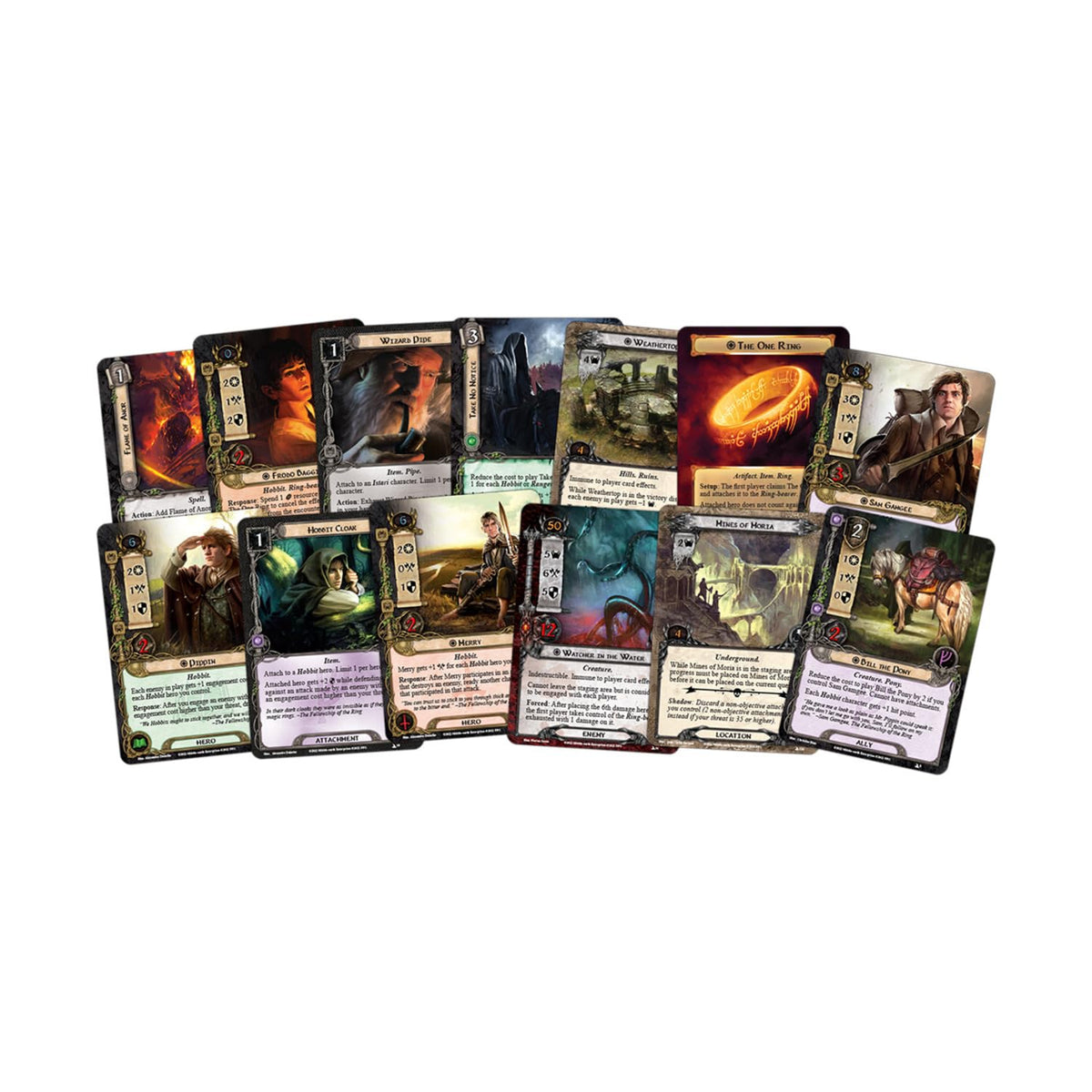The Lord of the Rings The Card Game The Fellowship of the Ring SAGA EXPANSION - Cooperative Adventure Game, Strategy Game, Ages 14+, 1-4 Players, 30-120 Min Playtime, Made by Fantasy Flight Games 3