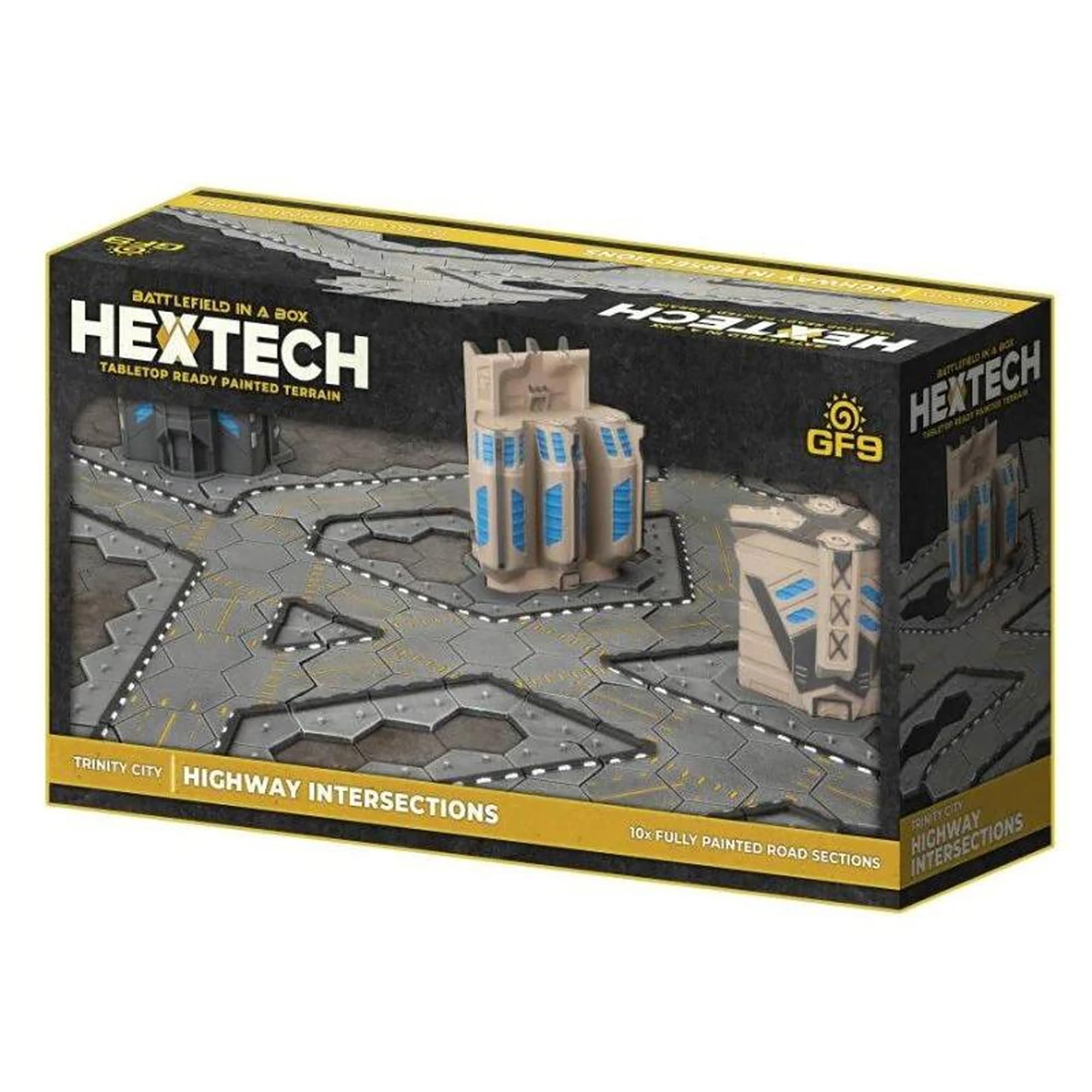 GF9: Hextech Trinity City: Highway Intersections - 10 Road Sections, B