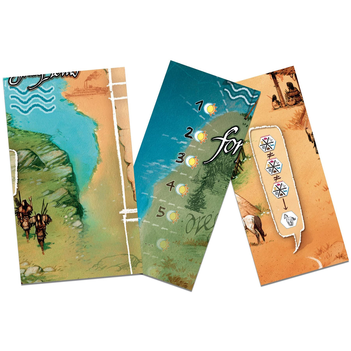 Ludonaute Lewis & Clark The Expedition Second Edition - Ludonaute Games, Strategy Board Game, Ages 14+, 1-5 Players, 120 Min 4