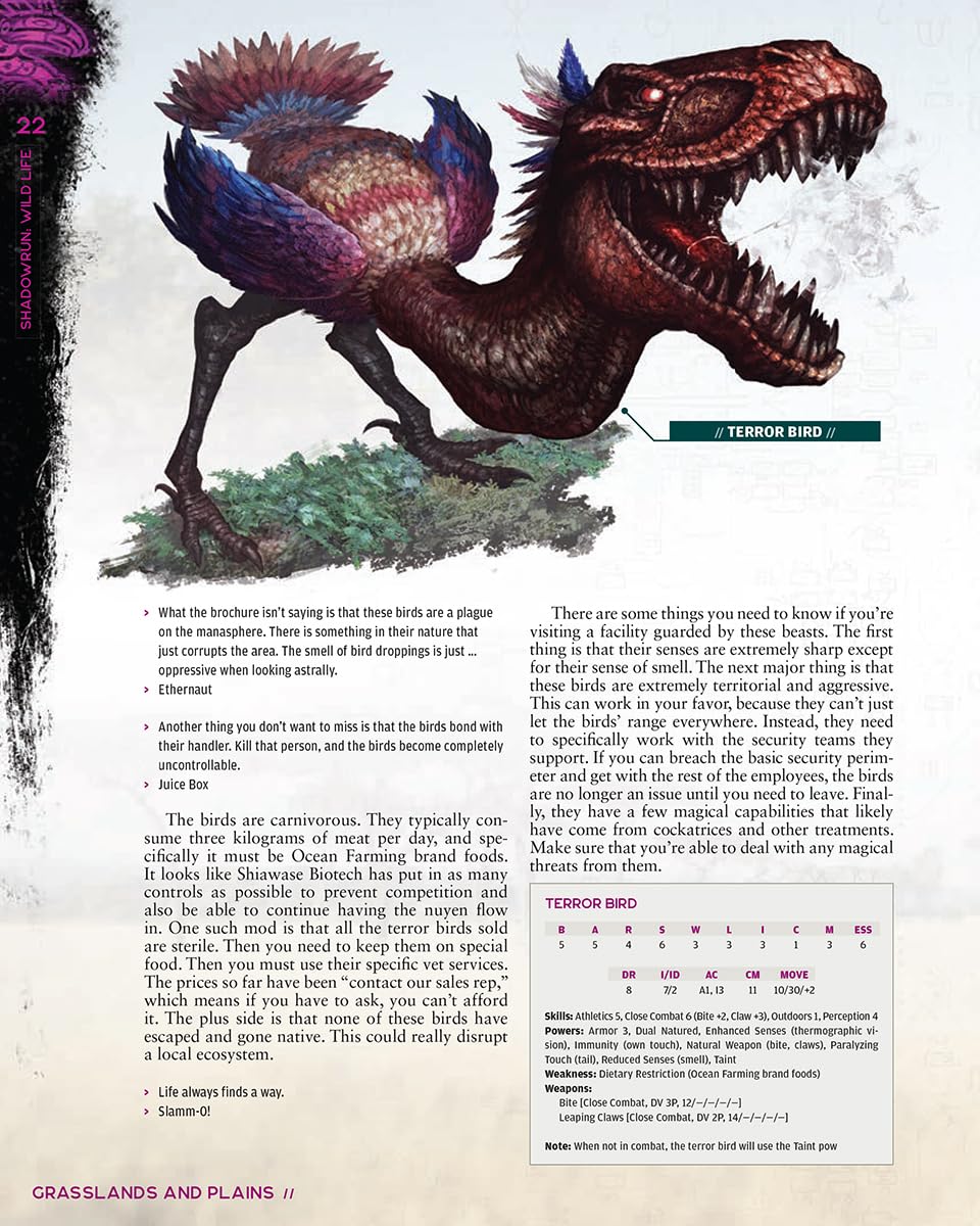 Shadowrun Wild Life Roleplaying Game by Catalyst Game Labs 5