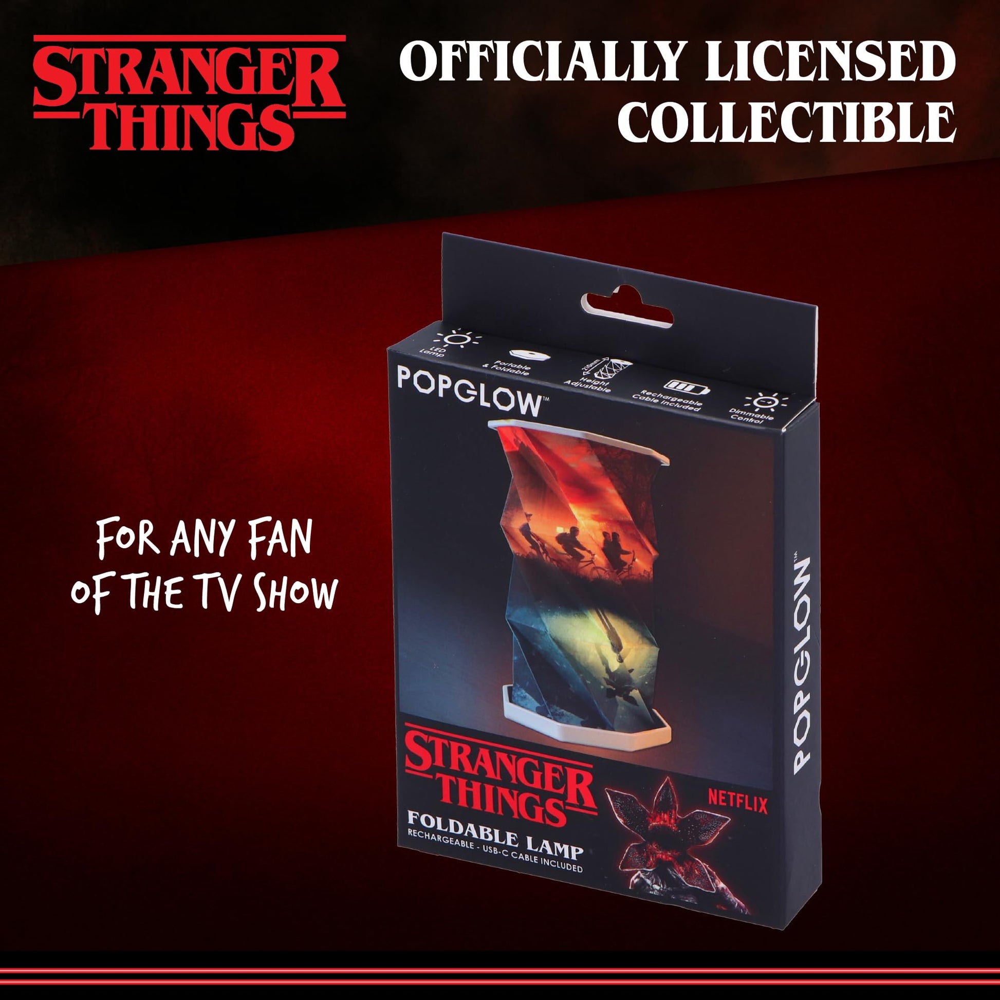 Stranger Things The Upside Down Foldable Lamp 21cm 7