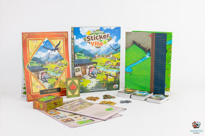 Cozy Stickerville Board Game by Unexpected Games 2
