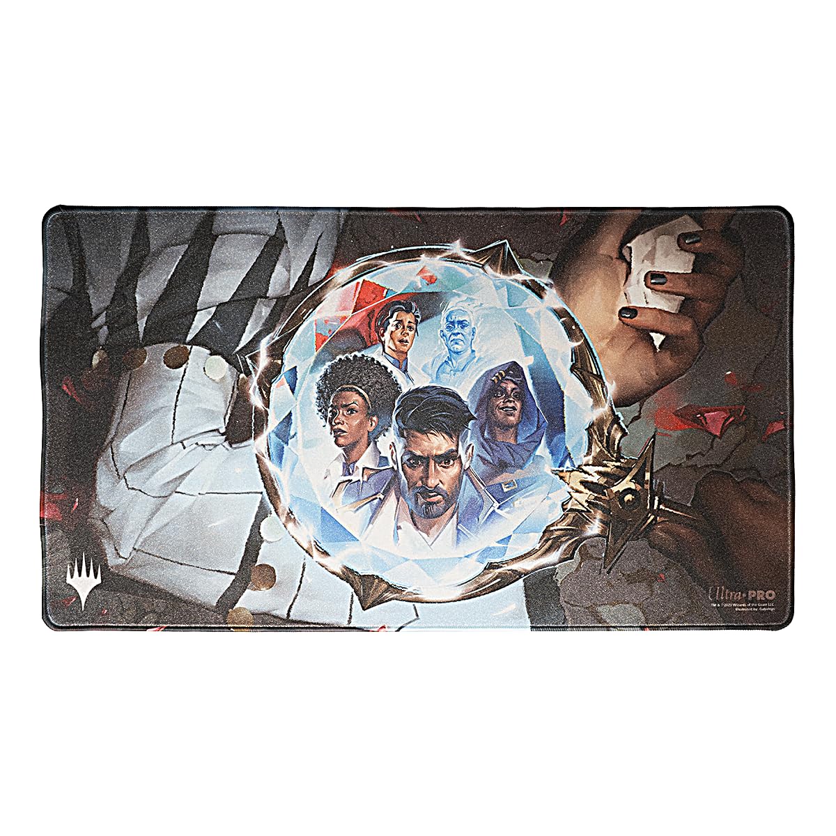 MTG Murders at Karlov Manor Holofoil Playmat Art of Murders Durable Tabletop Mat 1