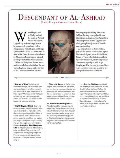 Vampire: The Masquerade 5th Edition Roleplaying Game Blood Sigils Sourcebook 5