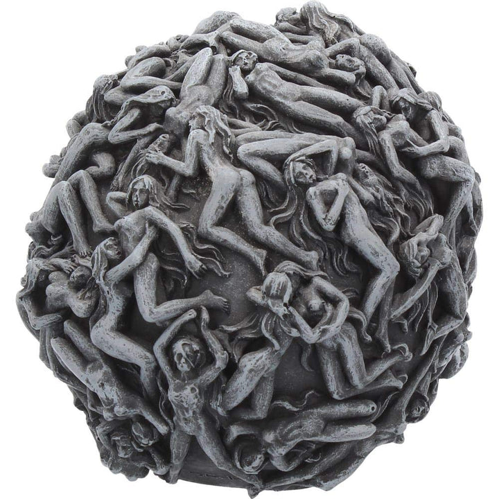 Hells Desire Skull Naked Temptress Ornament Hells 18cm