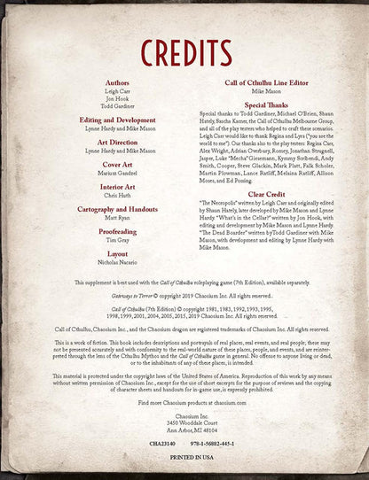 Gateways to Terror - Three Portals into Nightmare: Call of Cthulhu 7th Ed 4