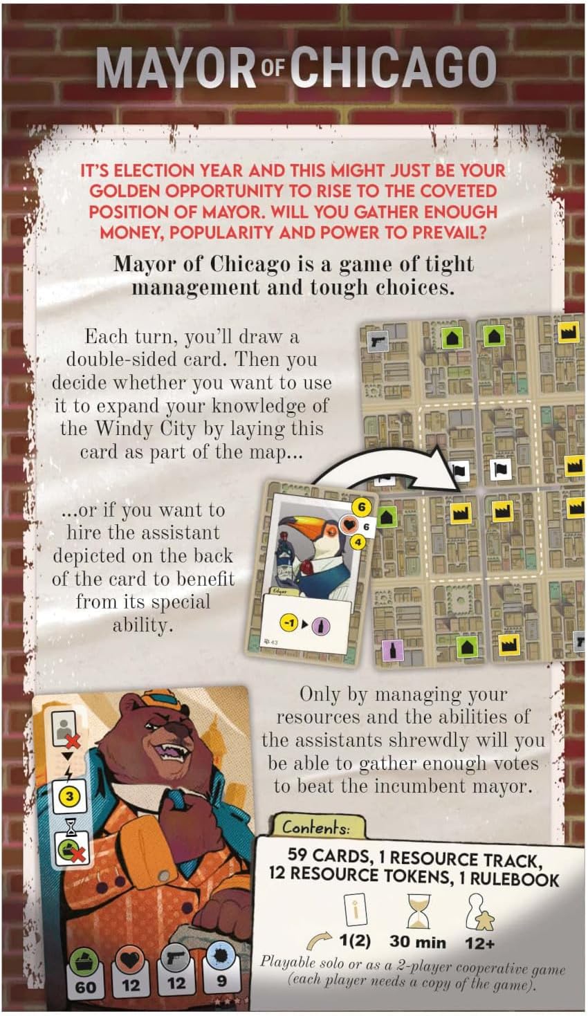 Mayor of Chicago Card Game