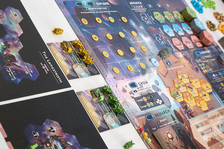 Stonemaier Games: Apiary (Base Game) by Connie Vogelmann | A Strategy Board Game About Hyper Intelligent Bees in Space | Build Your Hive, Explore Outer Space, Grow Your Colony | 1-5 Players, 90 Mins