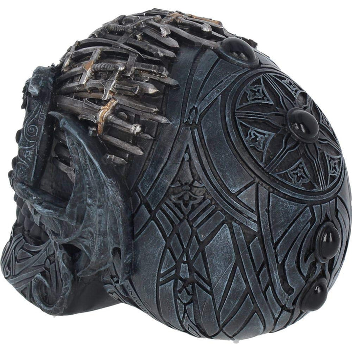 Medieval Sword Dragon Skull Gothic Ornament 18.5cm