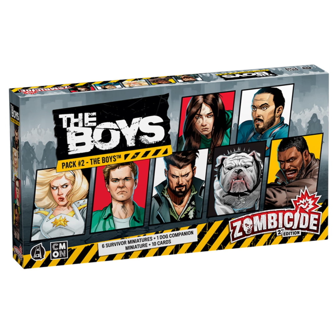 Zombicide The Boys Character Pack #2 - Diverse Heroes & Unique Companions! Cooperative Strategy Board Game for Ages 14+, 1-6 Players, 60 Minute Playtime, Made by CMON