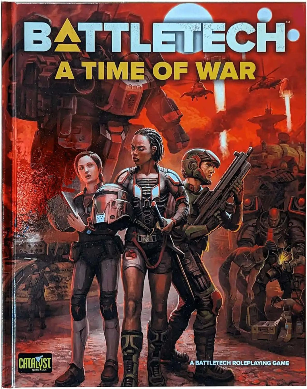 BattleTech A Time of War RPG - Role Playing Game for 2+ Players, Ages 14+, 1.5 Hours+ Play Time - Catalyst Game Labs