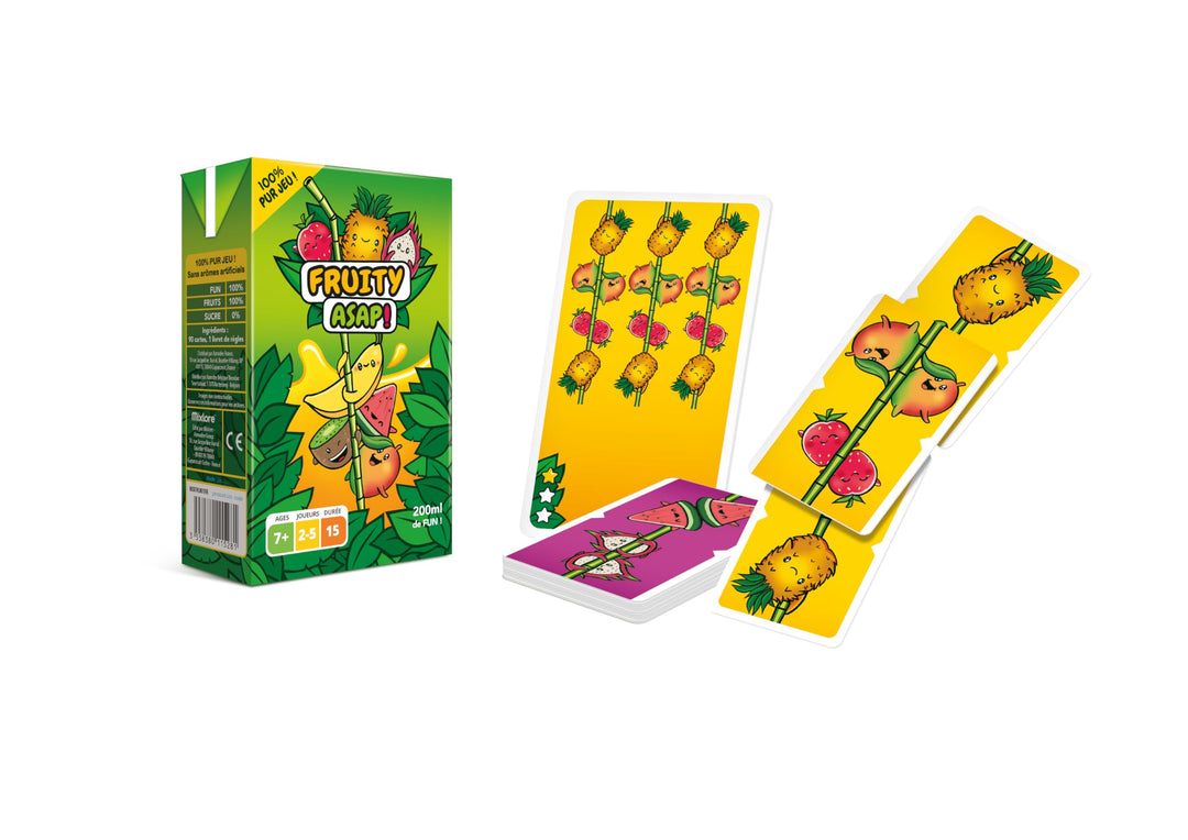 Mixlore | Fruit ASAP | Party Card Game | Ages 7+ | 2-5 Players | 15+ Minutes Playing Time