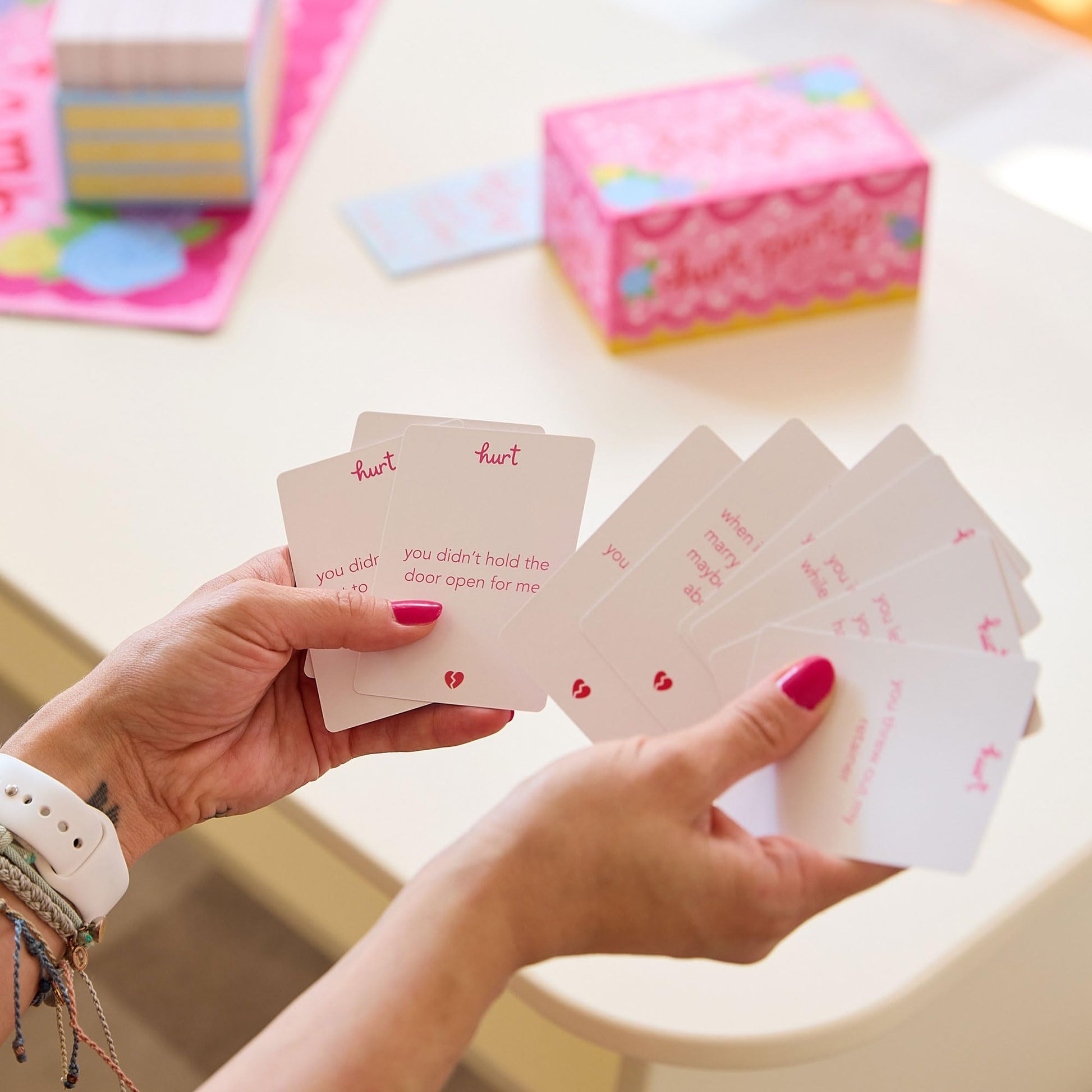 Pink Tiger Games Hurt Party: A Game of Bad Apologies – Hilarious Party Game for Adults, Teens, and Families – 500 Cards, 2-7 Players, Ages 14+ 2