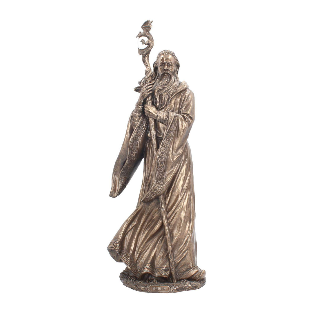 Bronzed Merlin Large Figurine 47cm Bronze