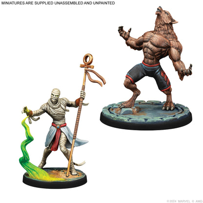 Atomic Mass Games Marvel: Crisis Protocol Tomb of Dracula Character Pack - Add Supernatural Legends to Your Team! Tabletop Superhero Game, Ages 14+, 2 Players, 90 Min Playtime, Made 4