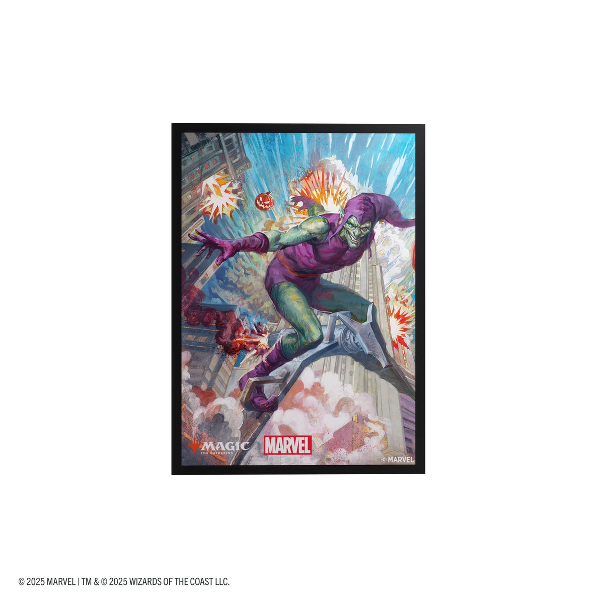 Gamegenic MTG Marvels Spider Man Premium Art Sleeves Green Goblin Gaming Accessory 3