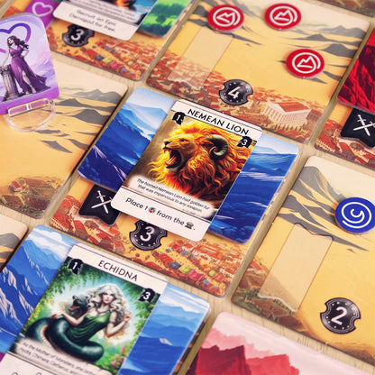 Monsters and Mandates Pantheum Expansion Board Game by Archwood 5