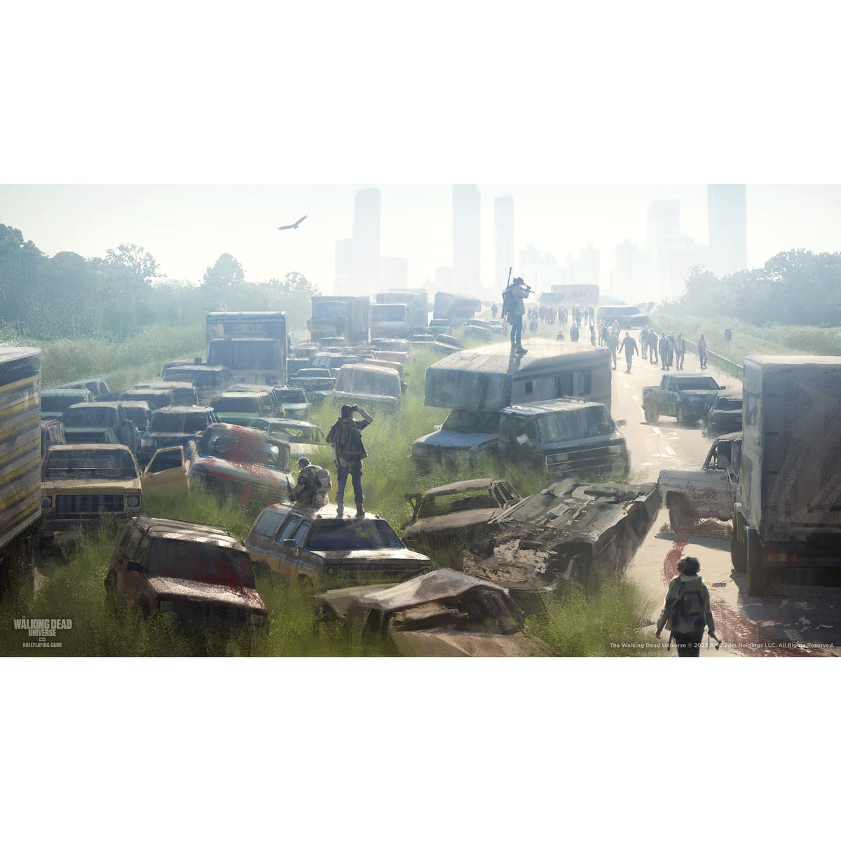 Free League Publishing The Walking Dead Universe RPG Core Rules, Fantasy Horror Adventure Roleplaying, Hardback RPG Book, Adults, Teens Ages 16+ 4
