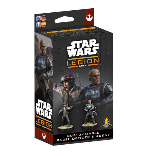 Star Wars Legion Customisable Rebel Officer and Agent Miniature Game by Atomic Mass 1