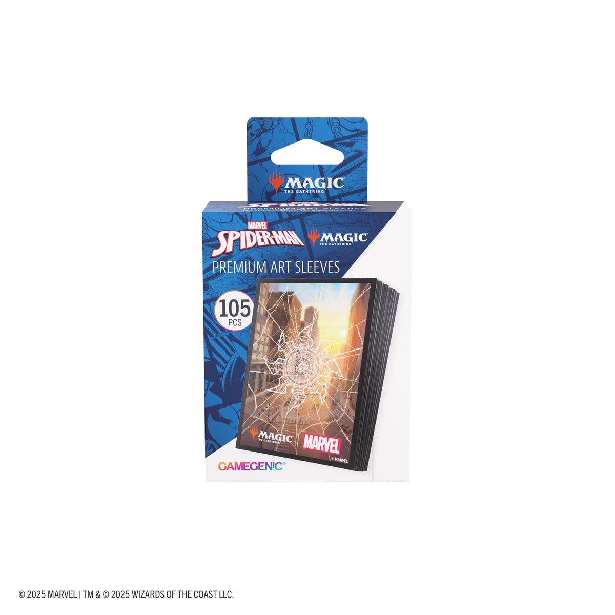 Gamegenic MTG Marvels Spider Man Premium Art Sleeves Spider Man Plains Gaming Accessory 4