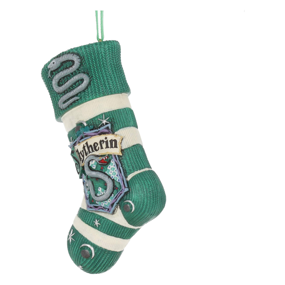 Harry Potter Slytherin Stocking Hanging Festive Ornament Officially Licensed 2