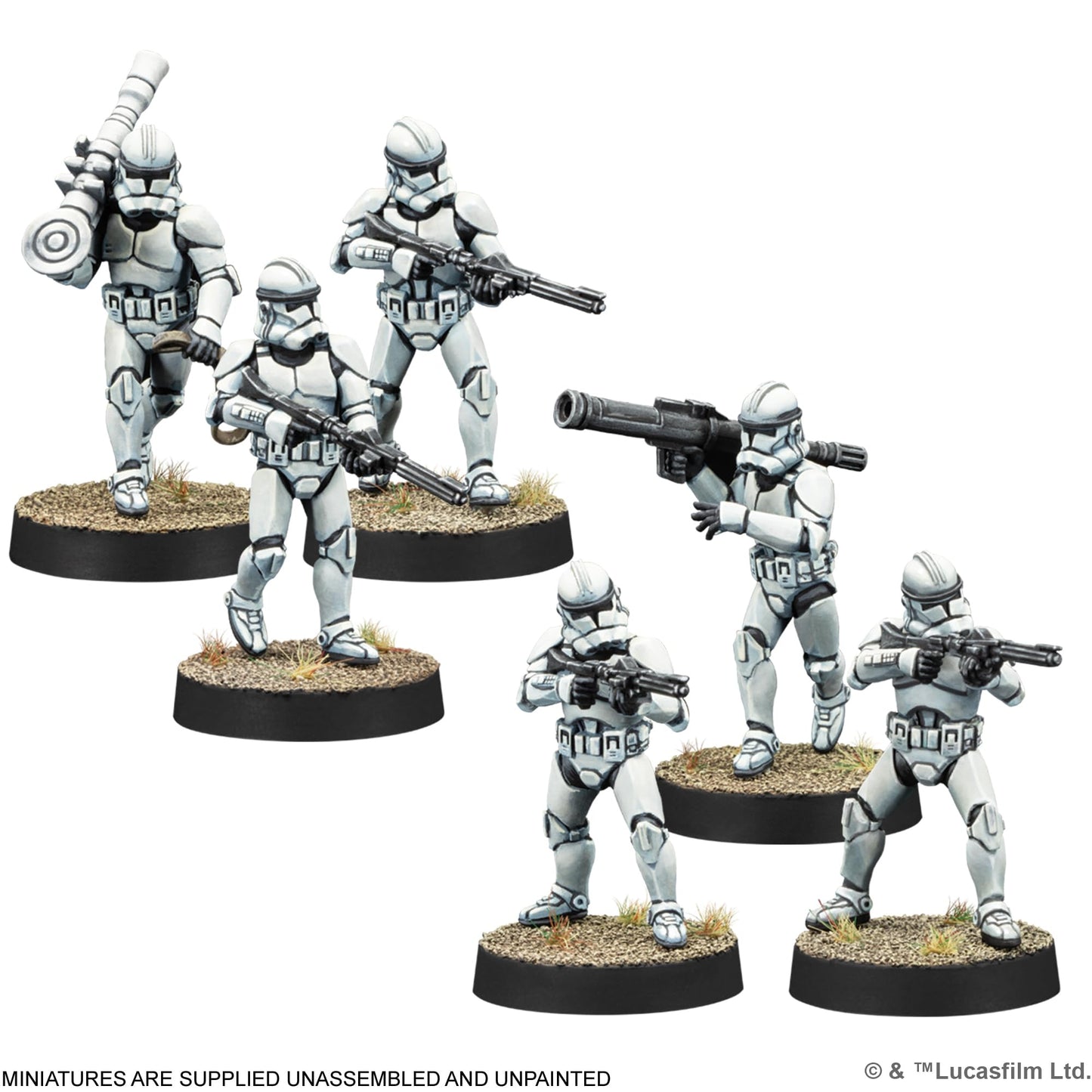 Star Wars Legion Clone Trooper Marksmen Board Game by Atomic Mass 3