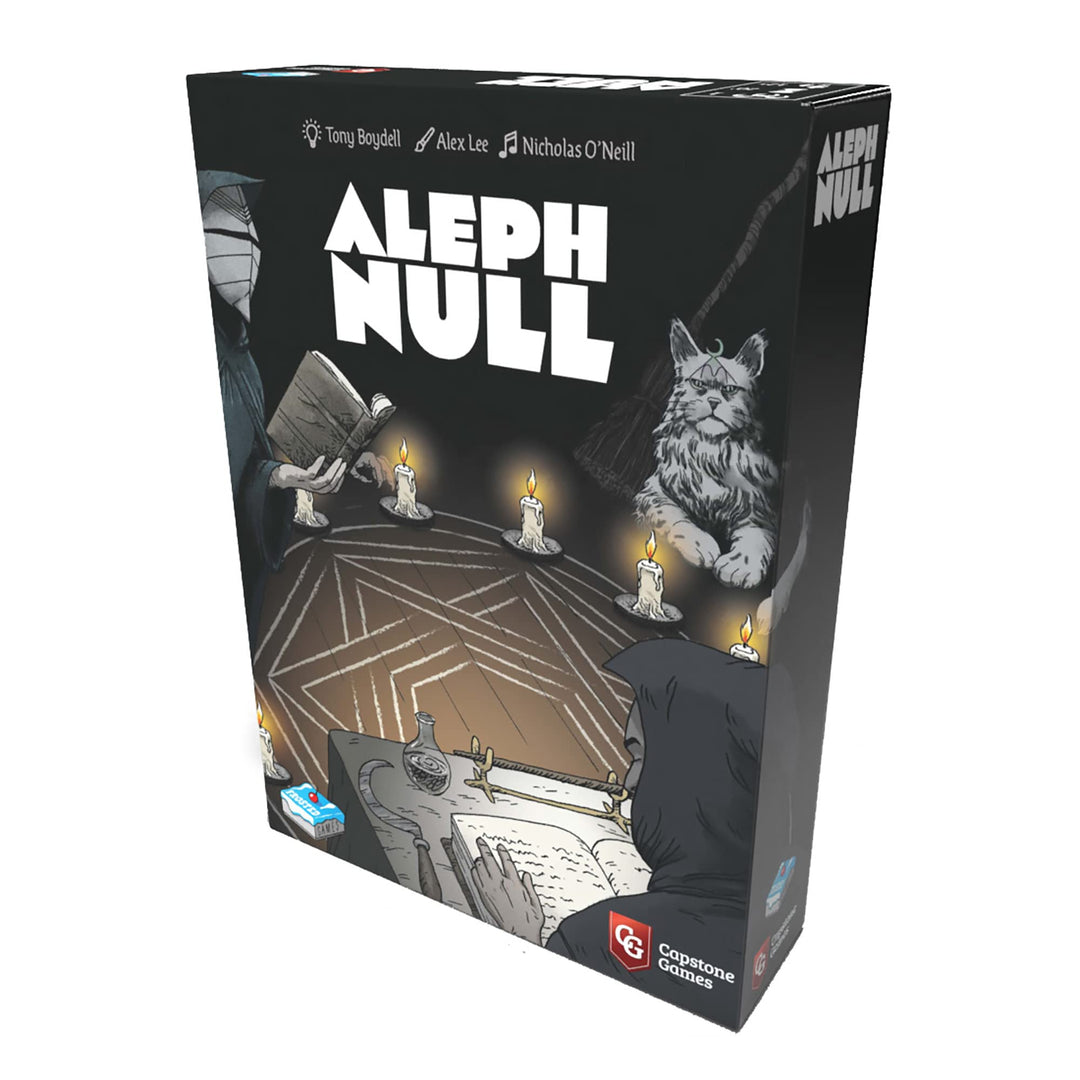 Capstone Games Aleph Null - Capstone Games, Single Player Card Game - Deck Deconstruction, Escalating Tension, Card Combos, & Hell Itself! Ages 14+, 1 Player, 30 Minutes