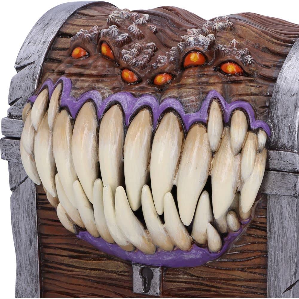 Dungeons Dragons Mimic Dice Storage Box 11.3cm Officially Licensed 5