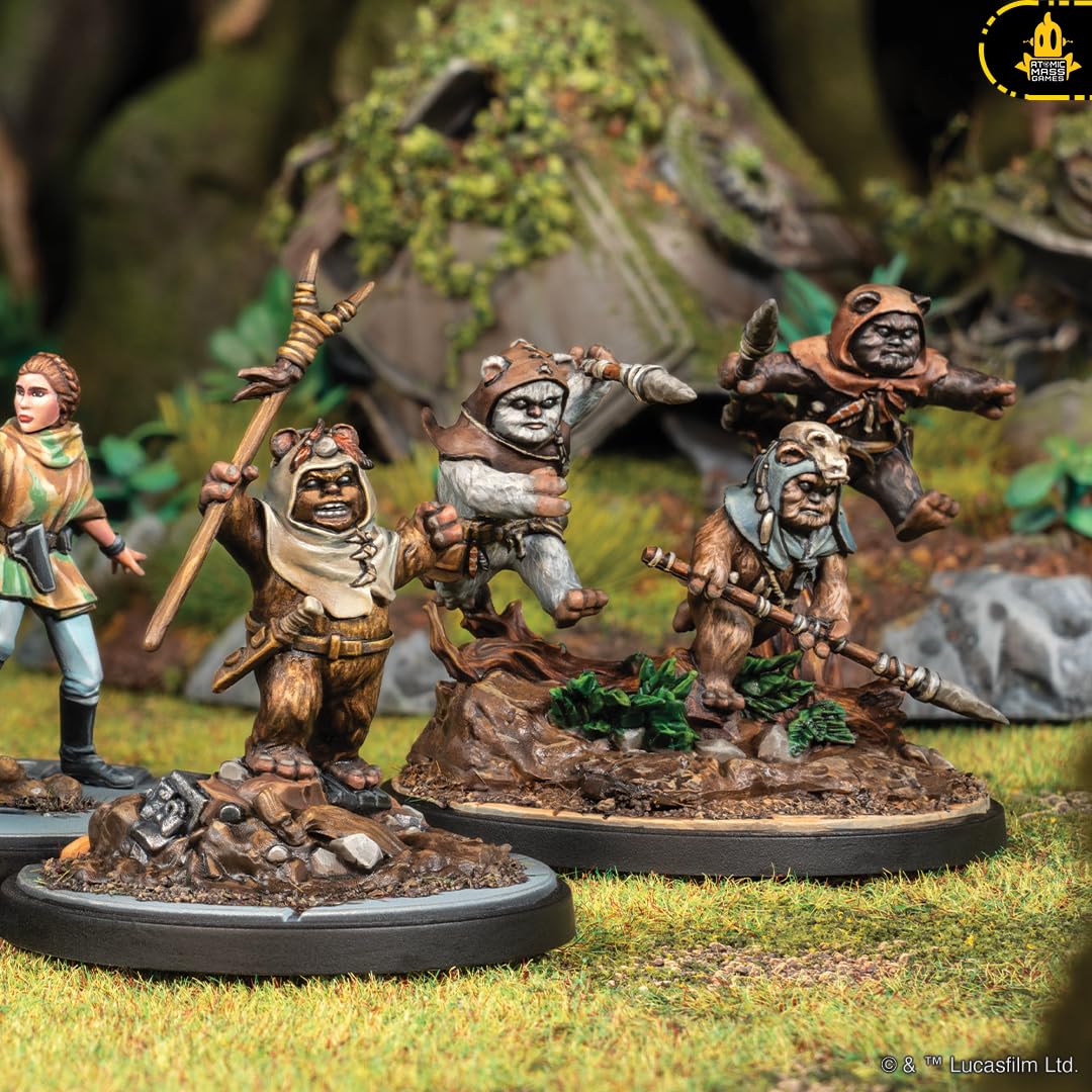 Atomic Mass Games Star Wars Shatterpoint Ee Chee Maa! Squad Pack - Tabletop Miniatures Game, Strategy Game for Kids and Adults, Ages 14+, 2 Players, 90 Minute Playtime, Made 6