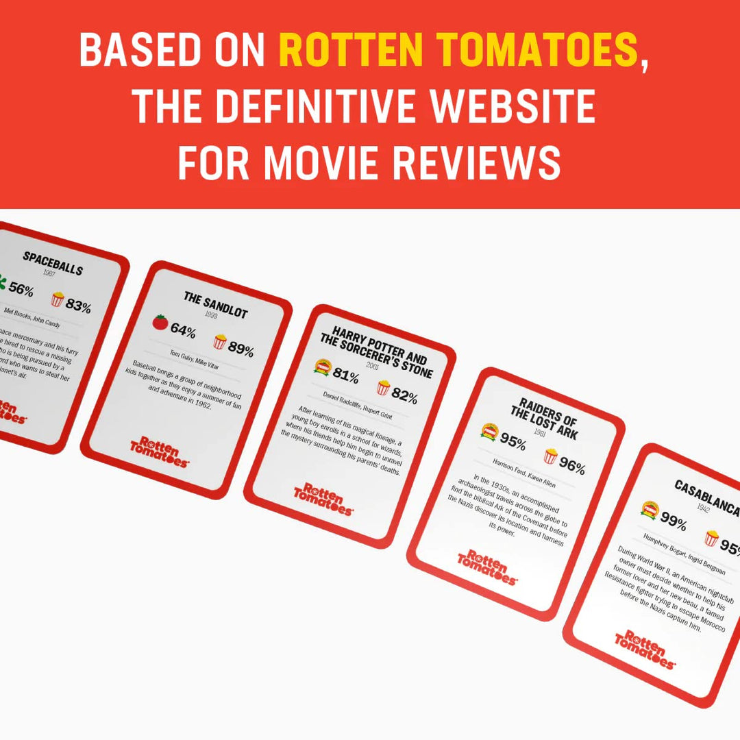 Cryptozoic Entertainment Rotten Tomatoes: The Card Game | Party Game for Movie Fans | 2-20 Players