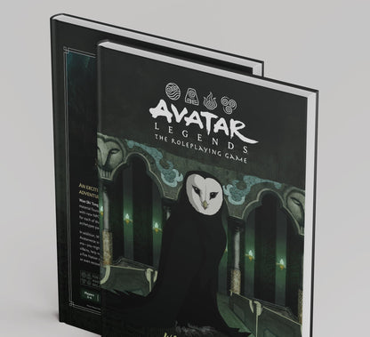 Magpie Games Wan Shi Tong's Adventure Guide - Avatar Legends: The Roleplaying Game expansion, hardcover tabletop RPG rulebook, full-color, Avatar Legends iconic and original art, silk bookmarks 5