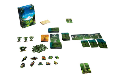 Weird City Games: Canopy, Card Game, Fast and Fun Gameplay, Features 25 Unique Species of Rainforest Animals and Plants, Solo or Multiplayer Option, For Ages 8 and up 2