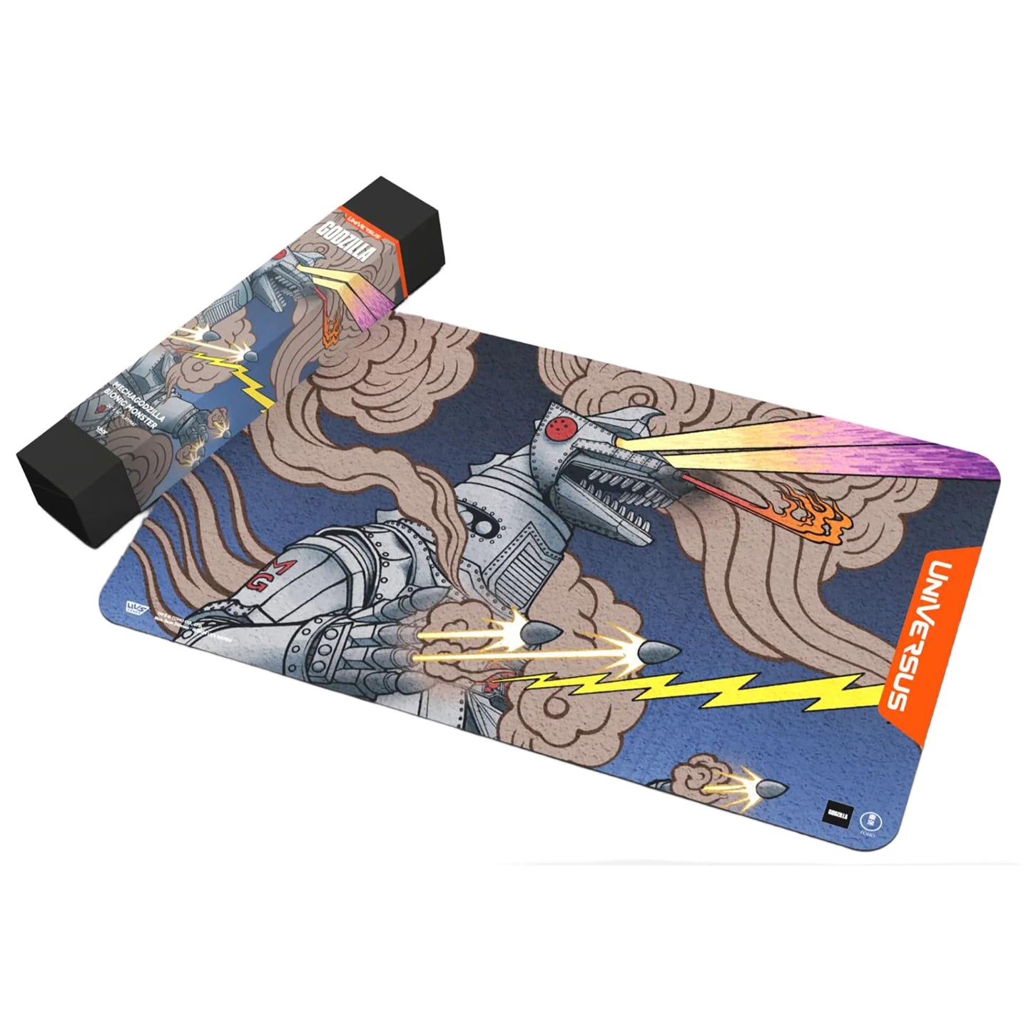 UniVersus Godzilla Challenger Series - Mechagodzilla - Bionic Menace Playmat - 24x14 Neoprene Mat, Tabletop Card Game Accessory, UVS Games, Licensed 5
