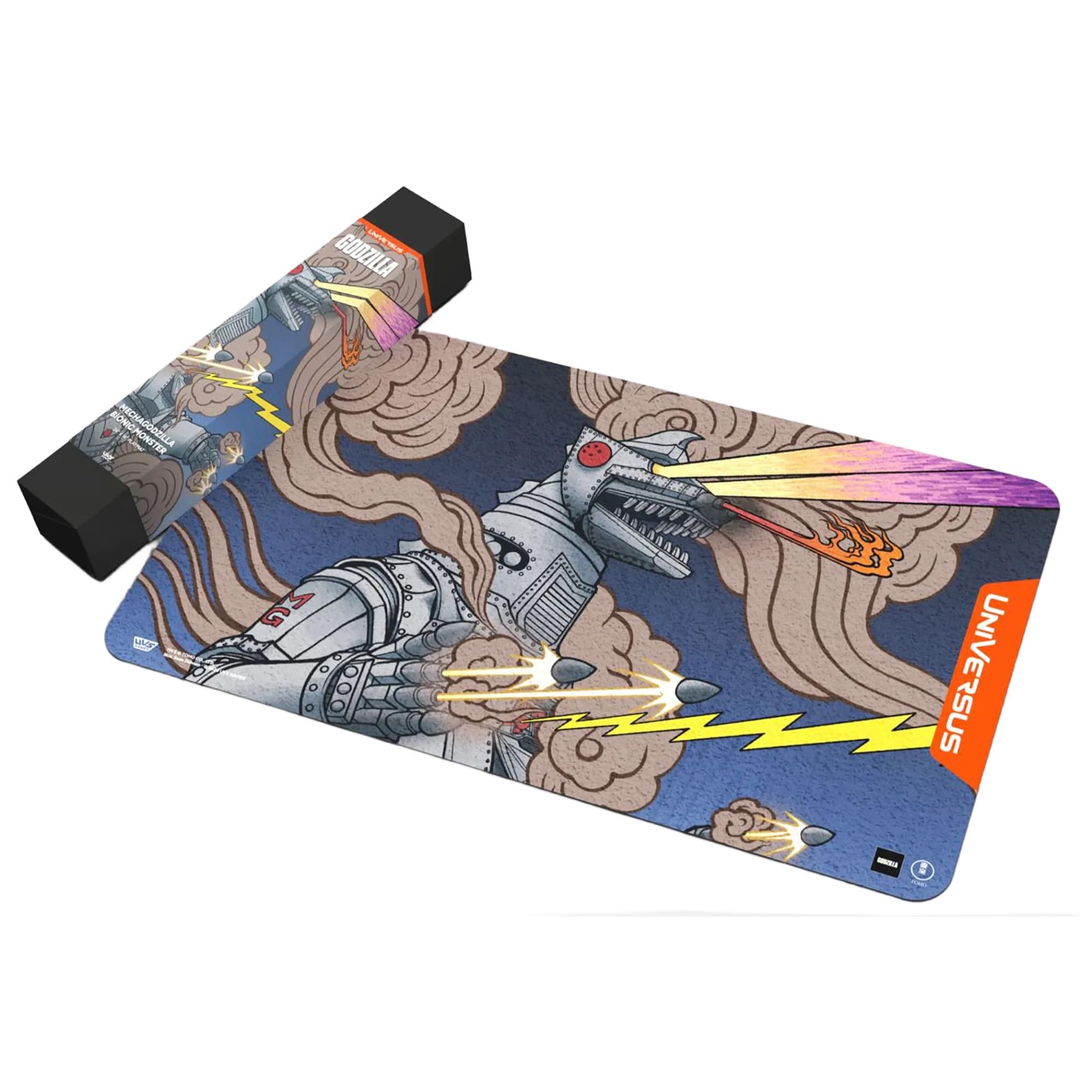 UniVersus Godzilla Challenger Series - Mechagodzilla - Bionic Menace Playmat - 24x14 Neoprene Mat, Tabletop Card Game Accessory, UVS Games, Licensed 5