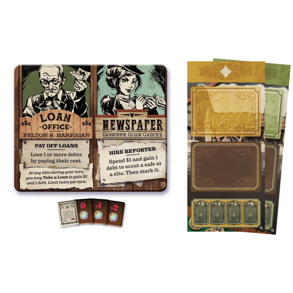 3000 Scoundrels: Double or Nothing Board Game Expansion - Enhance Your Games with New Mechanics and Strategies! Family Game, Ages 12+, 1-4 Players, 60-90 Min Playtime, Made by Unexpected Games 3