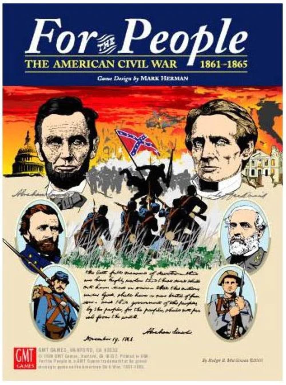 GMT: For the People II, the American Civil War 1861-1865, Board Game 3rd Edition 2