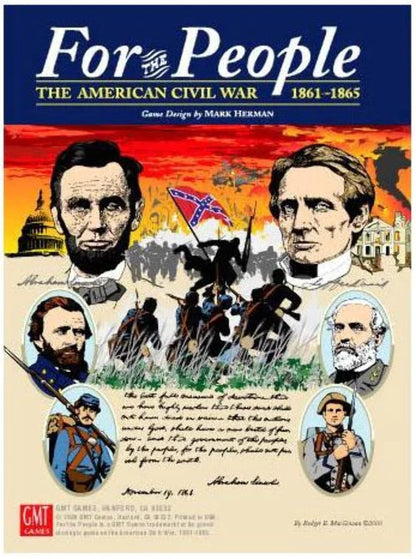 GMT: For the People II, the American Civil War 1861-1865, Board Game 3rd Edition 2
