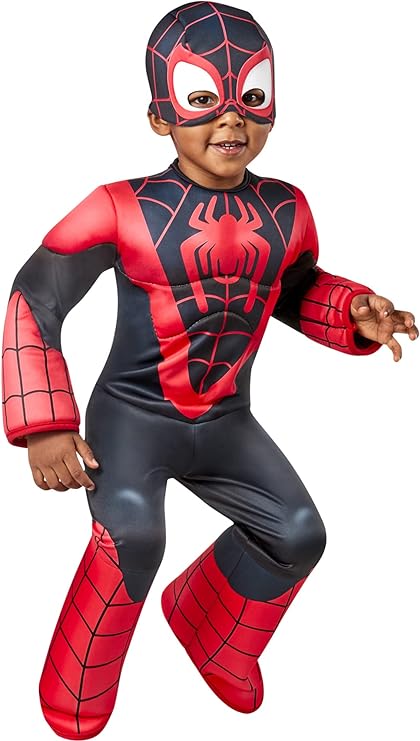 Spinn Costume Toddler Miles Morales Spiderman Friends