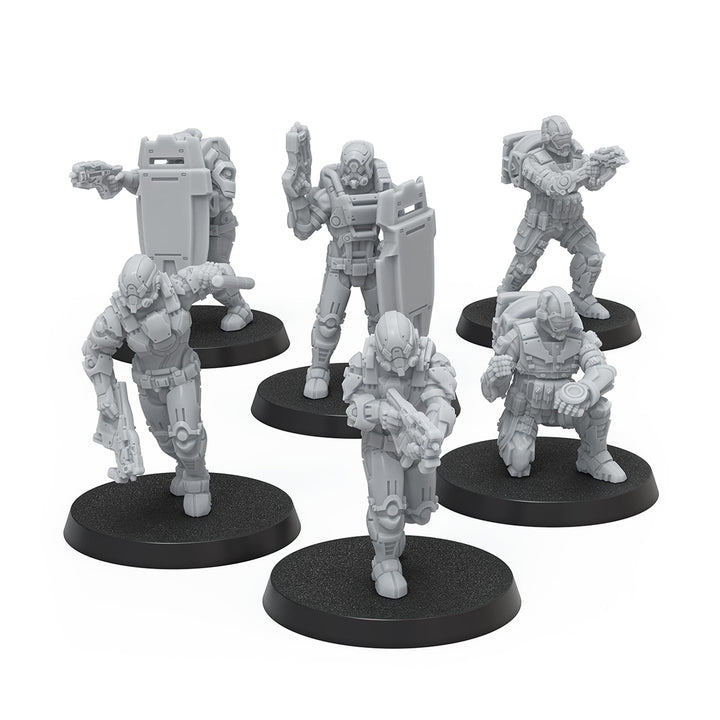 Mass Effect Reaper Forces Alpha Resin Collectors Miniature Set - Upgrade Your Game with Tabletop Miniatures! Ages 14+, 1-4 Players, 45-90 Min Playtime, Made by Modiphius Entertainment