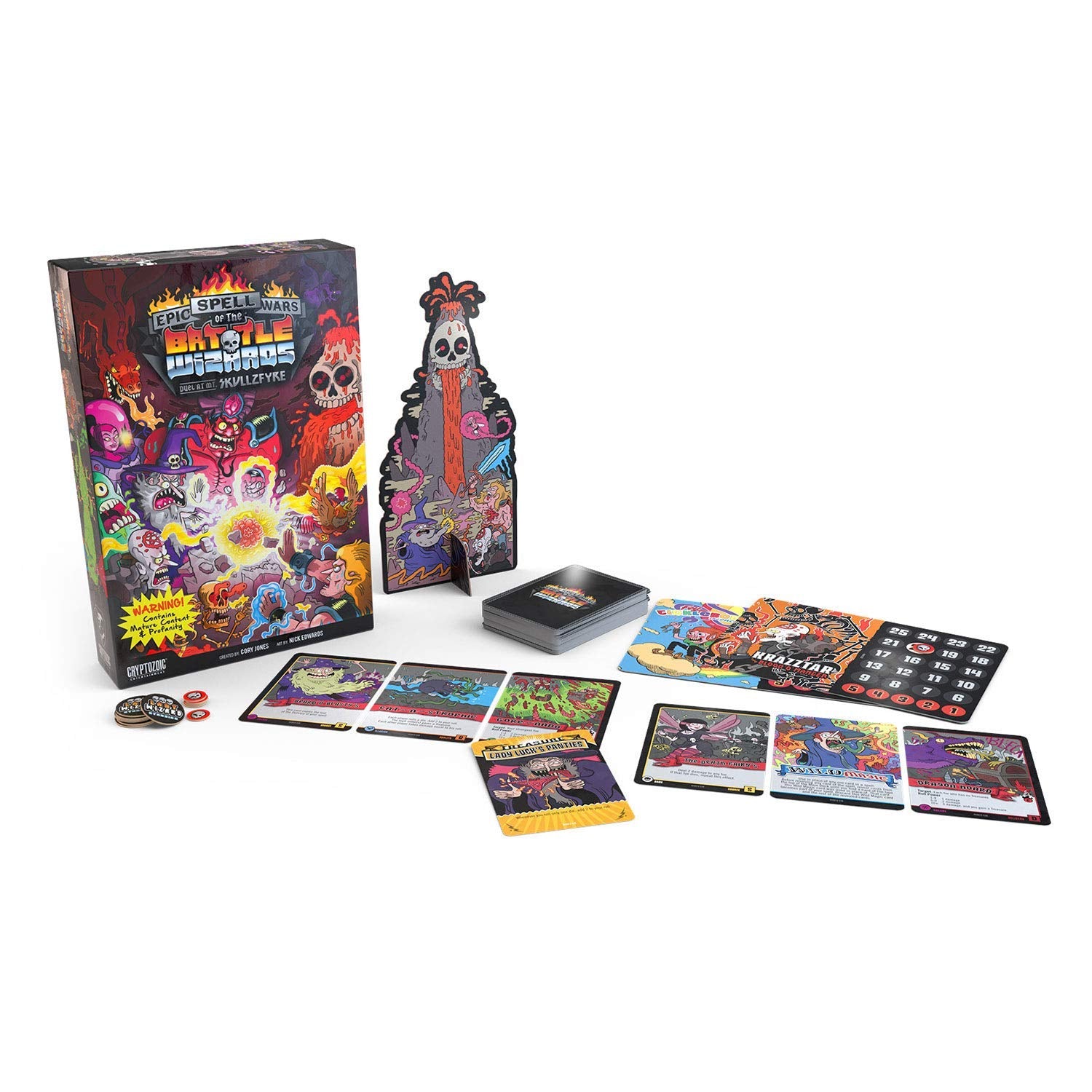 Epic Spell Wars of the Battle Wizards Duel at Mt Skullzfyre Card Game 2