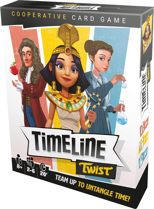 Timeline Twist Card Game Test Your Chronological Knowledge Cooperative Trivia 1