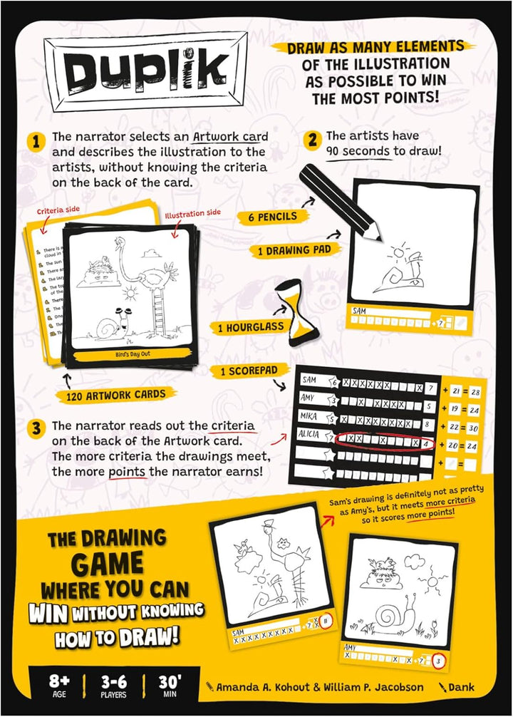 Duplik Board Game by Zygomatic