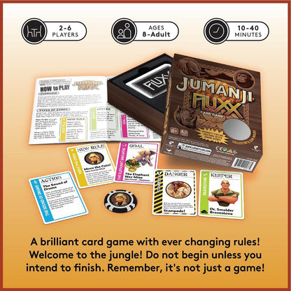 Jumanji Fluxx Board Game by Looney Labs 2