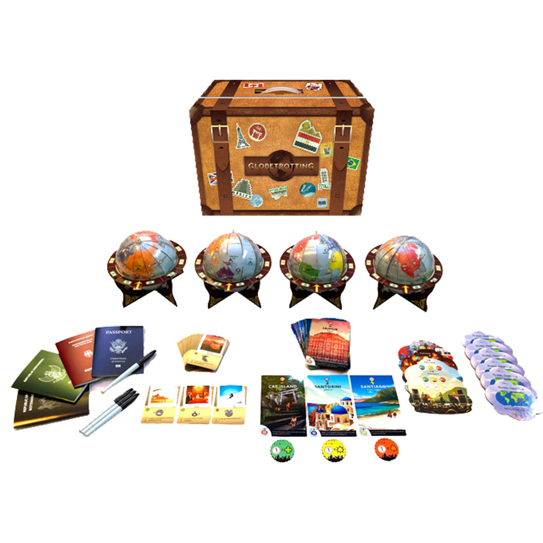 Globetrotting Base Game - R2i Games - 1 to 4 Players - 30 Minutes Play Time