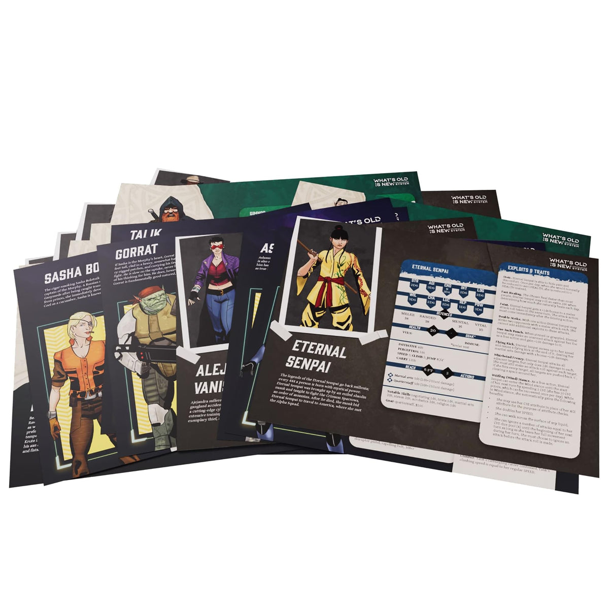 Modiphius Entertainment: WOIN Starter Box Set - What's Old is New Roleplaying System, Tabletop RPG, All-in-One Kit Includes Booklets, Maps & Dice 4
