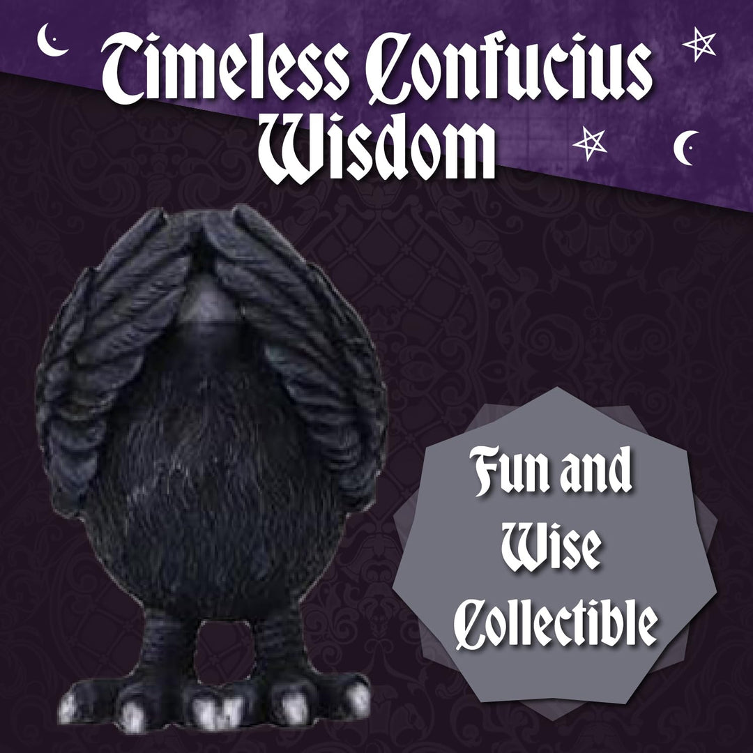 Three Wise Ravens Figurines 8.7cm