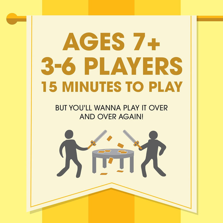 Lets Hit Each Other With Fake Swords Small Box Board Game by Exploding Kittens