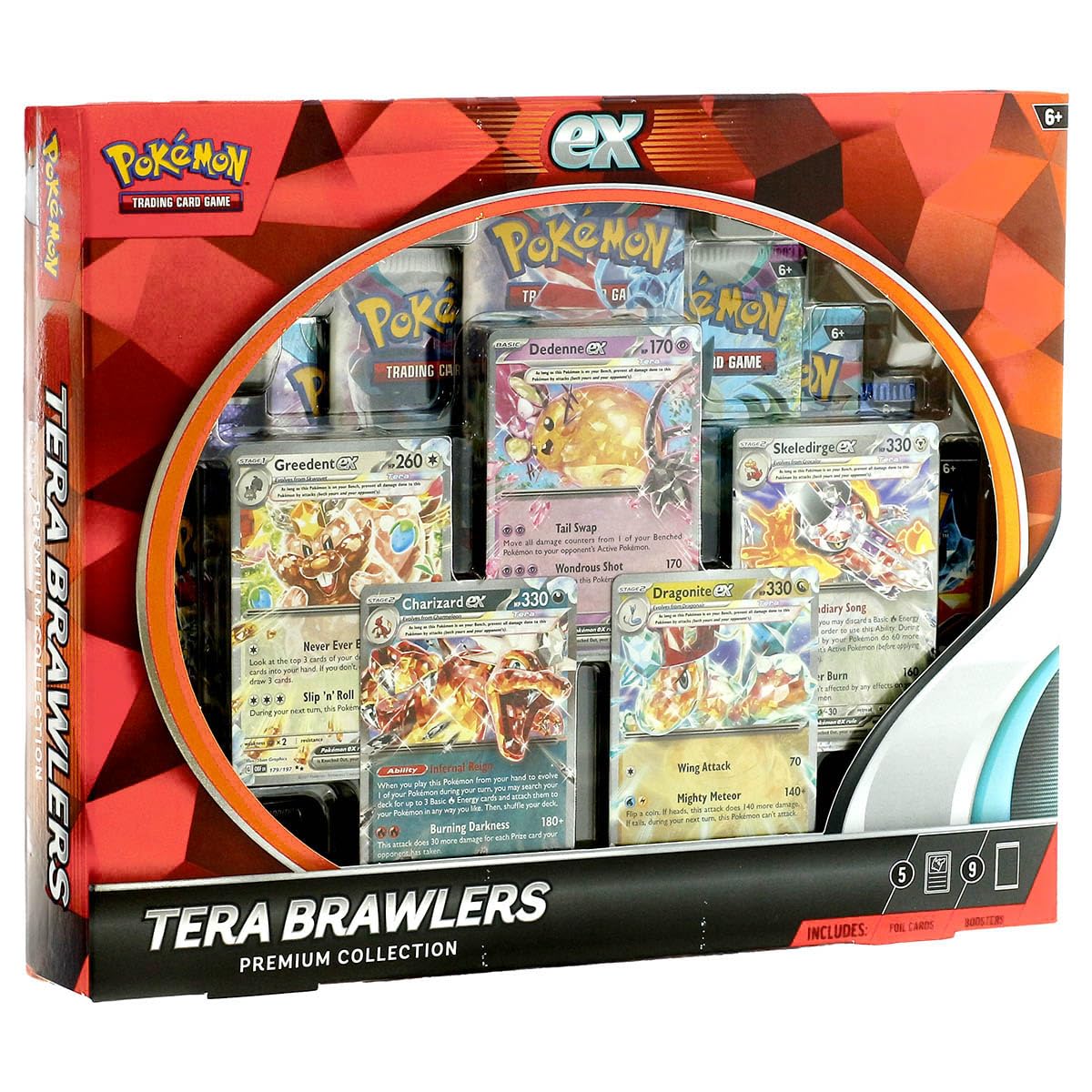 Pokemon TCG Tera Brawlers Premium Collection Trading Cards 4