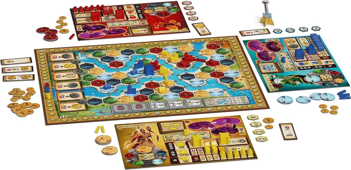 Capstone Games Terra Nova - Simplified Version of Terra Mystica Board Game, Capstone Games, Ages 14+ 3